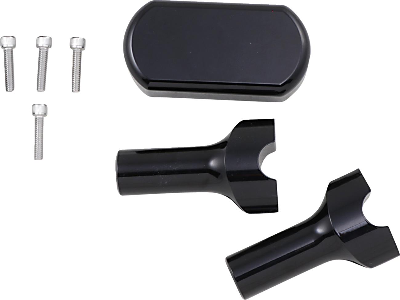 LA Choppers Solid Handlebar Riser & Top Clamp Kit