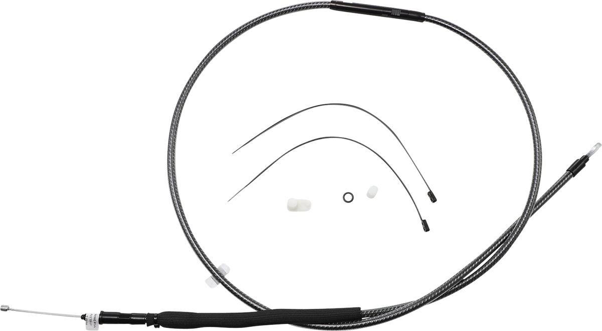 Magnum Shielding High-Efficiency Polished KARBONFIBR Clutch Cable
