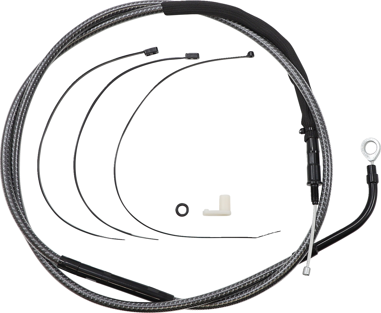 Magnum Shielding High-Efficiency Polished KARBONFIBR Clutch Cable