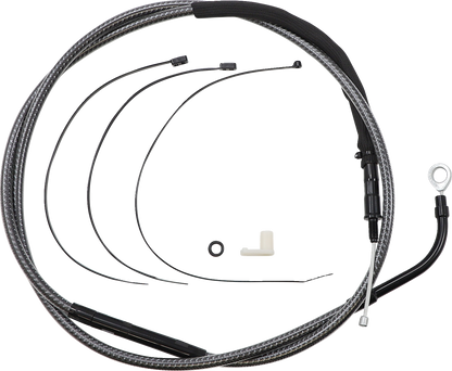 Magnum Shielding High-Efficiency Polished KARBONFIBR Clutch Cable