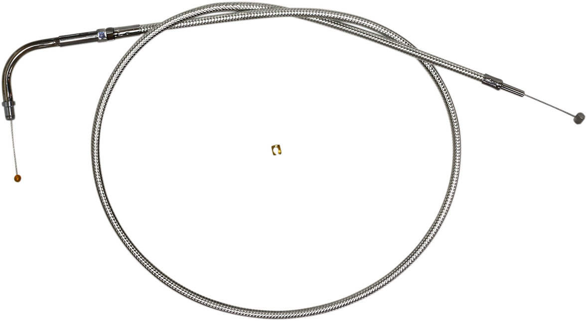 Magnum Shielding Sterling Chromite II Braided Throttle Cable for Harley-Davidson