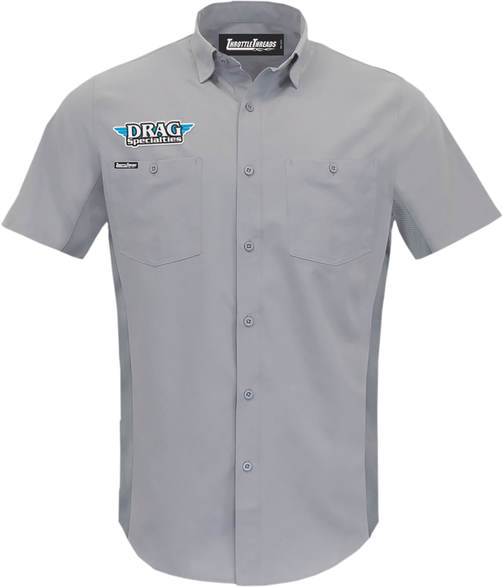 Throttle Threads Drag Specialties Vented Shop Shirt