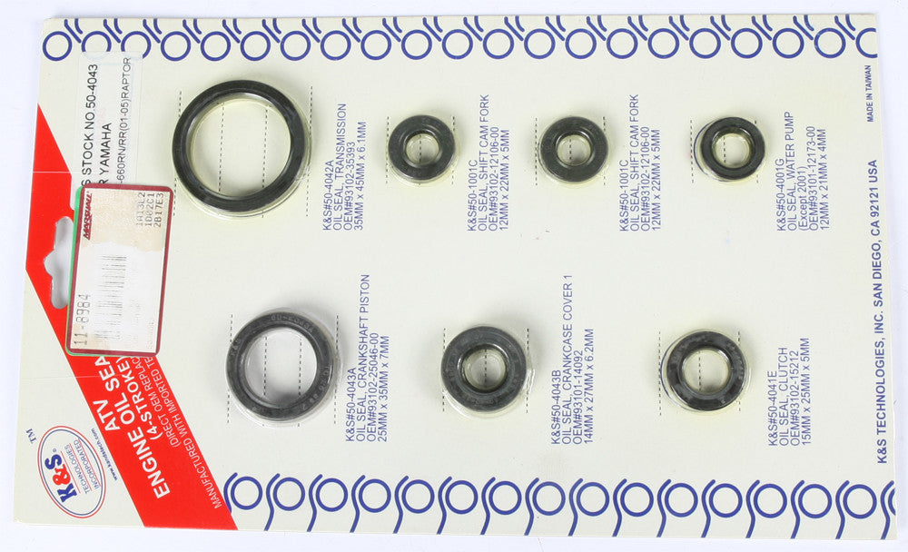 K&S Engine Oil Seal Kit