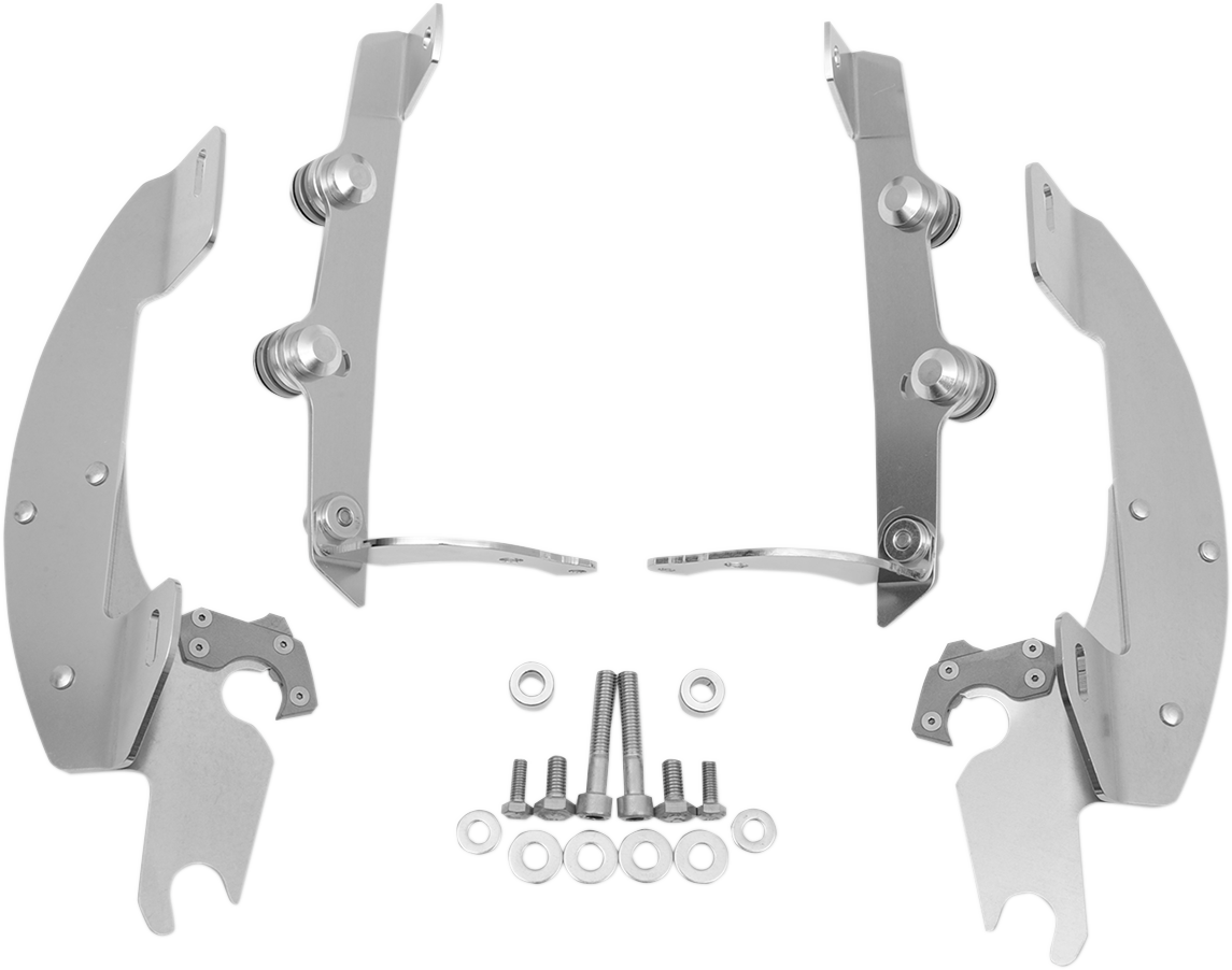 Memphis Shades Windshield Batwing Trigger-Lock Complete Mount Kit