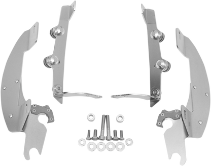 Memphis Shades Windshield Batwing Trigger-Lock Complete Mount Kit