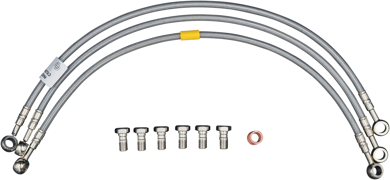 GBRAKES 2 Line Front Brake Line Kit