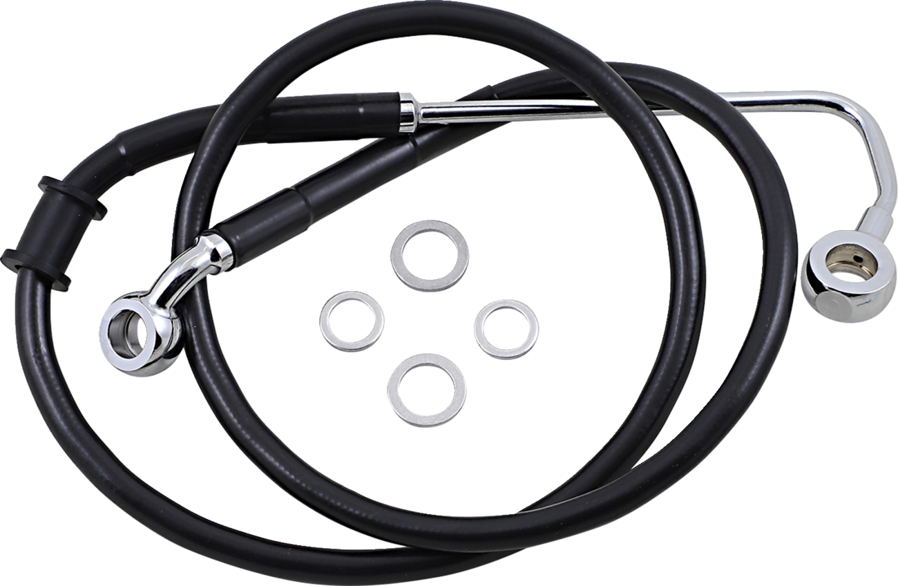 Drag Specialties Extended Length Stainless Steel Brake Line