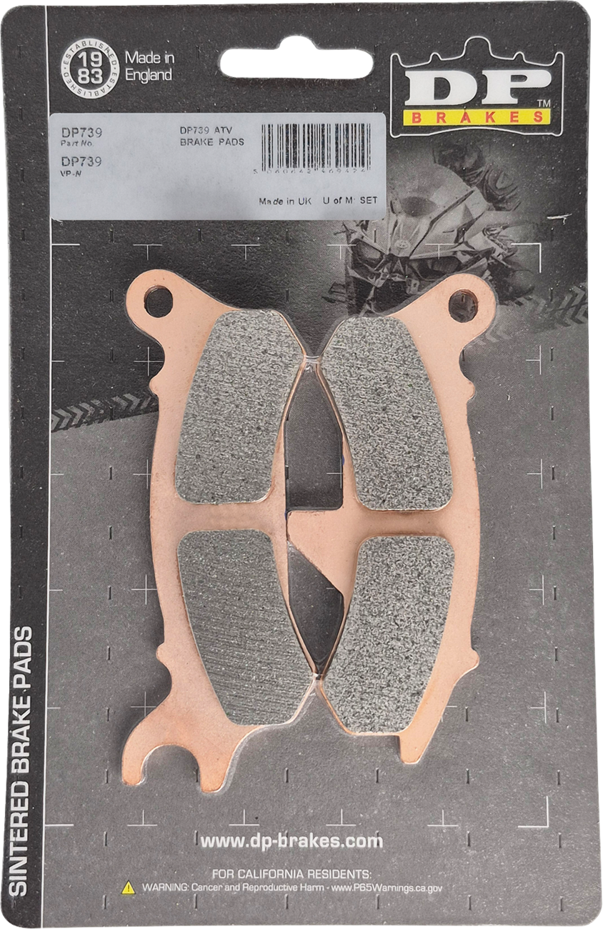 DP Brakes ATV/UTV Sintered Metal Brake Pads