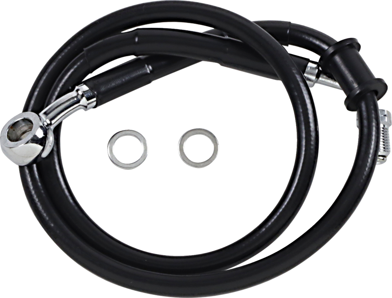 Drag Specialties Extended Length Stainless Steel Brake Line
