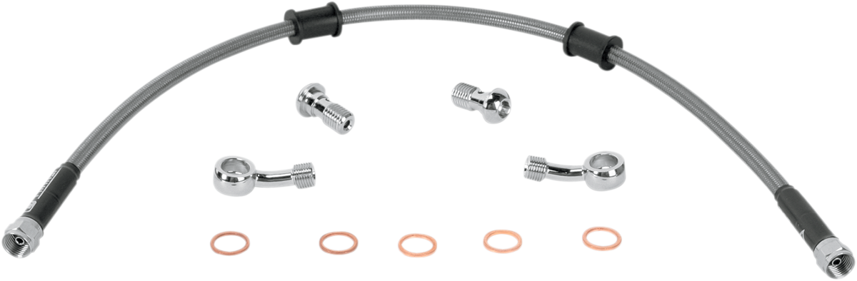 Moose Offroad Stainless Steel Braided Brake Line