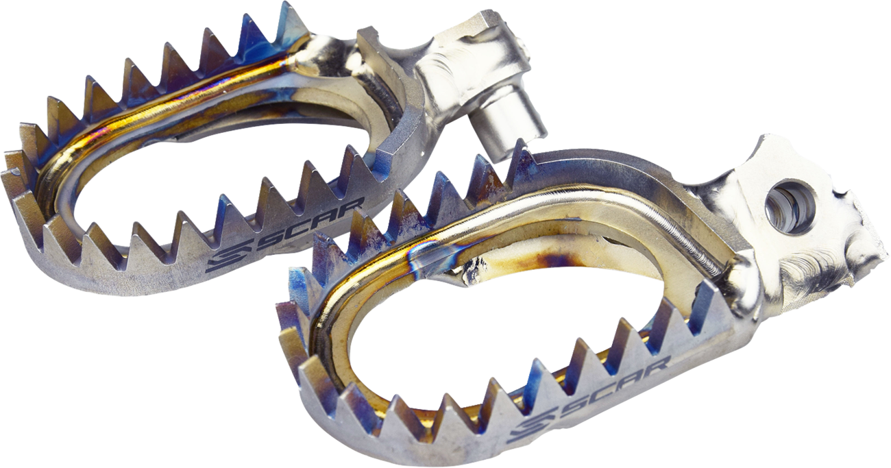 Scar Racing Anti-Mud Foot Pegs
