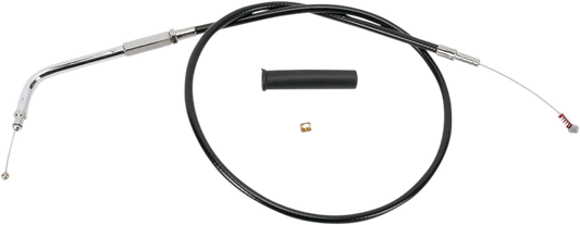 Drag Specialties Black Vinyl Idle Cable