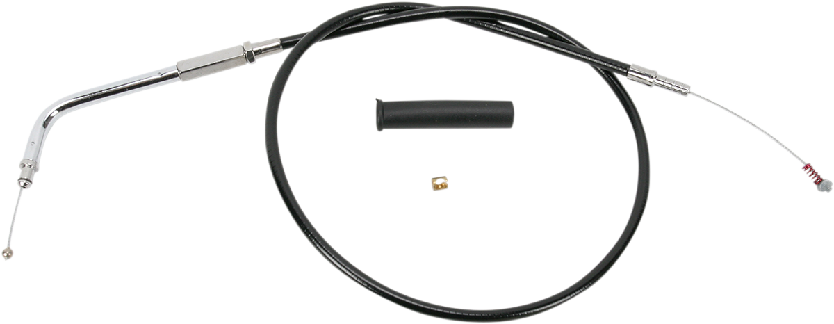 Drag Specialties Black Vinyl Idle Cable