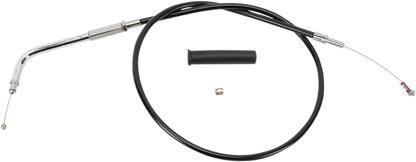 Drag Specialties Black Vinyl Idle Cable