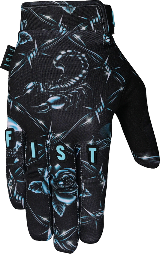 Fist Handwear Strapped Chrome Gloves