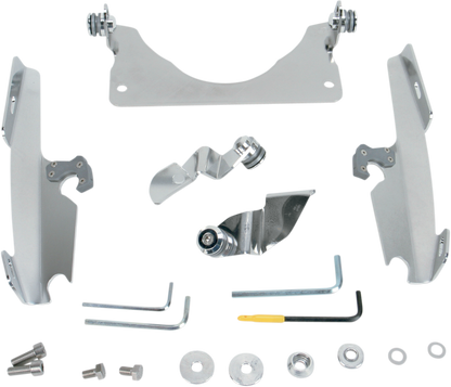 Memphis Shades Windshield Batwing Trigger-Lock Complete Mount Kit