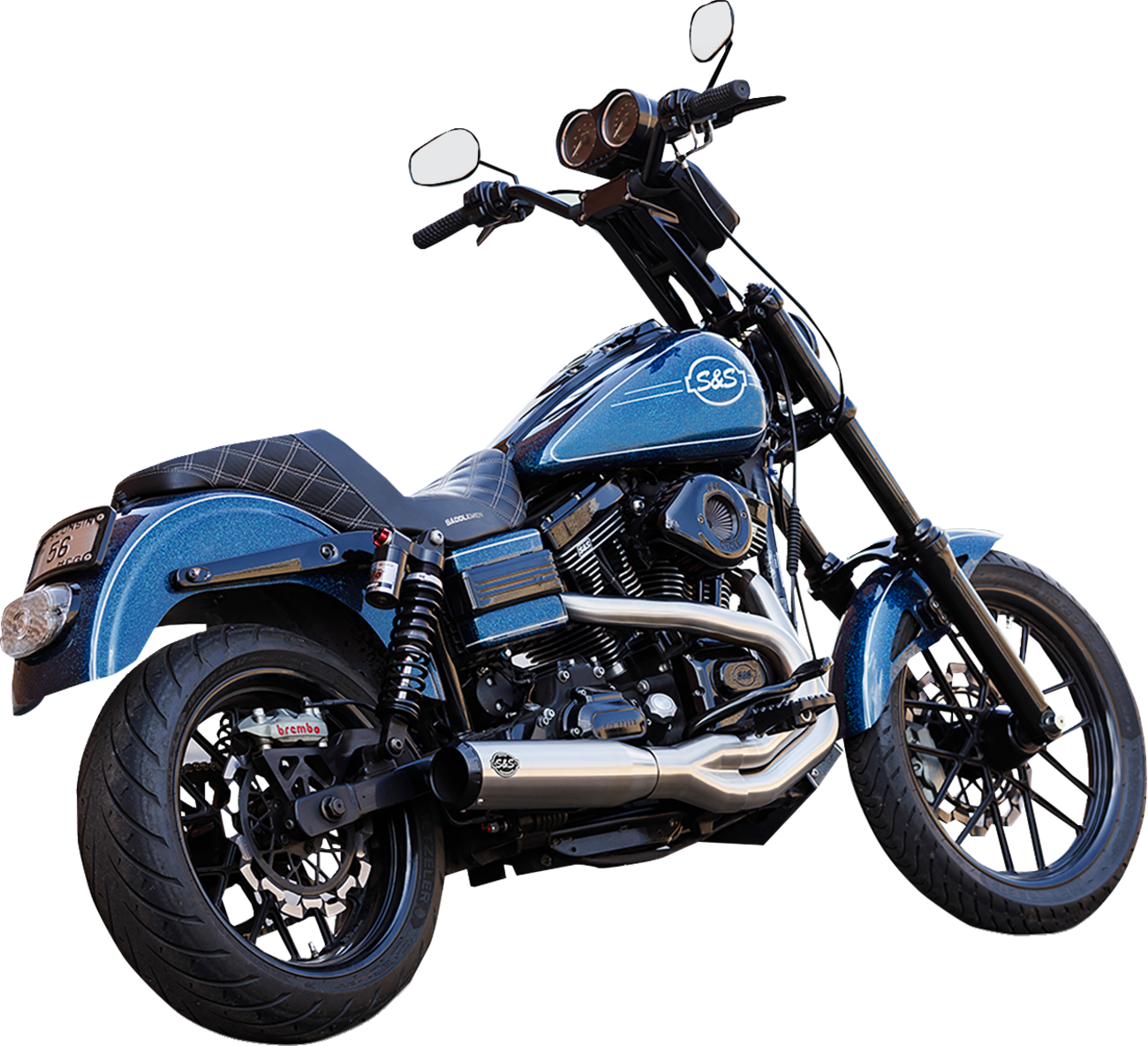 S&S Cycle 2-into-1 Qualifier Exhaust System
