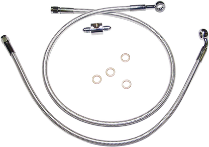 Magnum Shielding Braided Rear Brake Line Kit