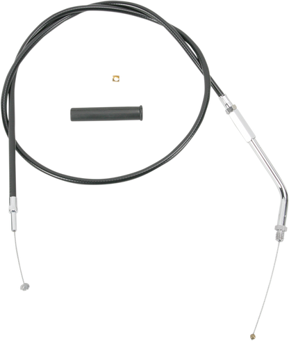 Drag Specialties Black Vinyl Throttle Cable