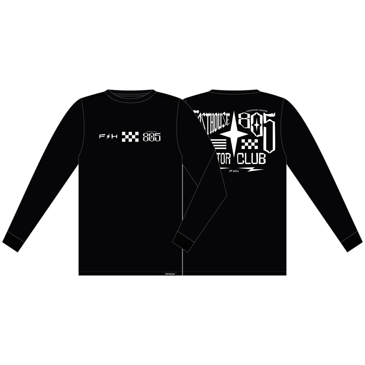 Fasthouse 805 Motorclub Long Sleeve T-Shirt