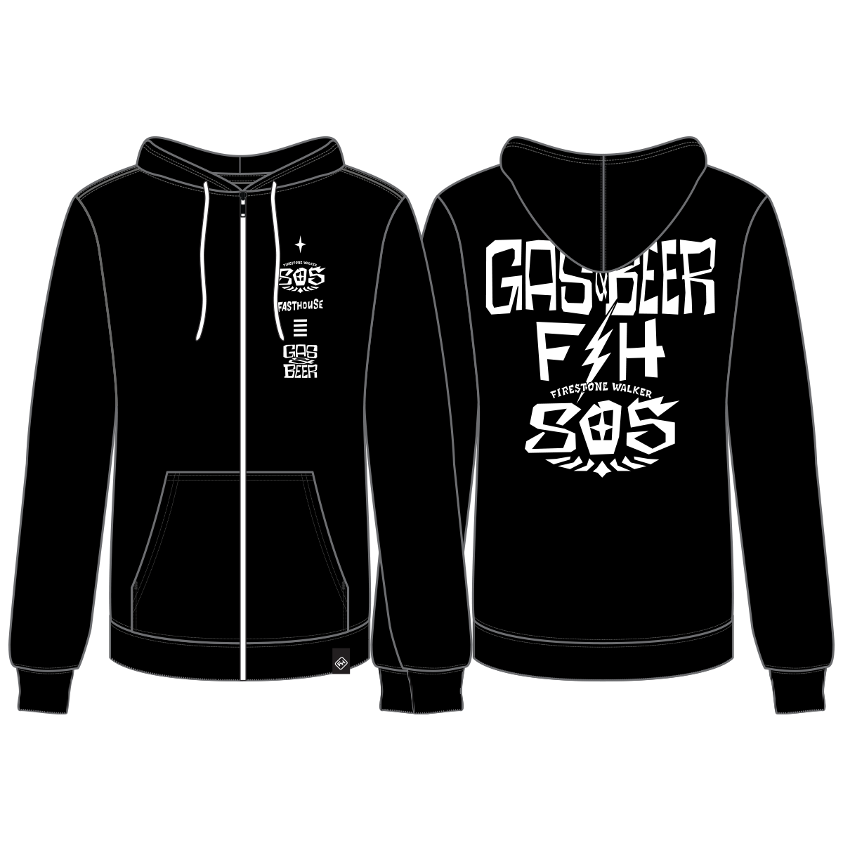 Fasthouse Fuel Zip Up Hoodie