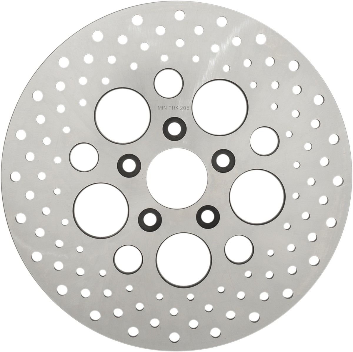 Drag Specialties Stainless Steel Drilled Brake Rotor