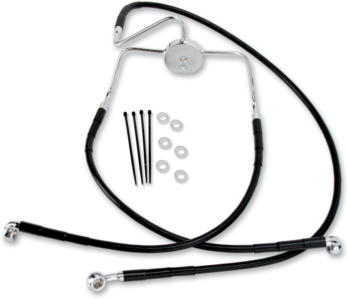 Drag Specialties Stainless Steel Brake Line Kit