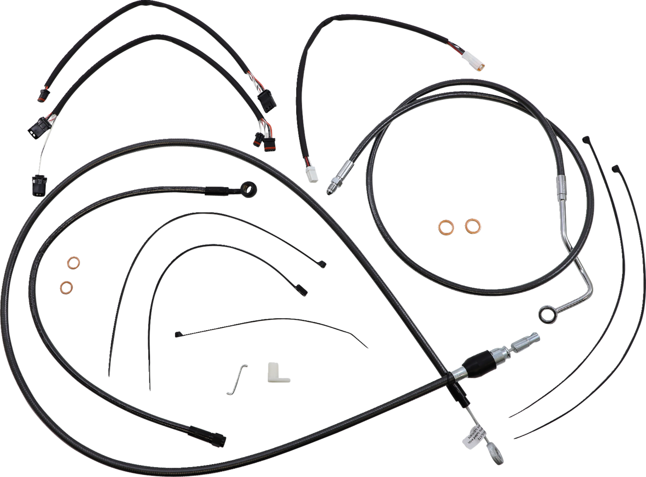 Magnum Shielding Black Pearl Designer Handlebar Installation Kit