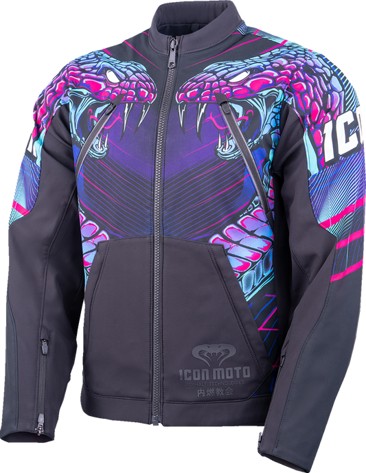 Icon Synthwave Merc3 Lazer Cobra Jacket