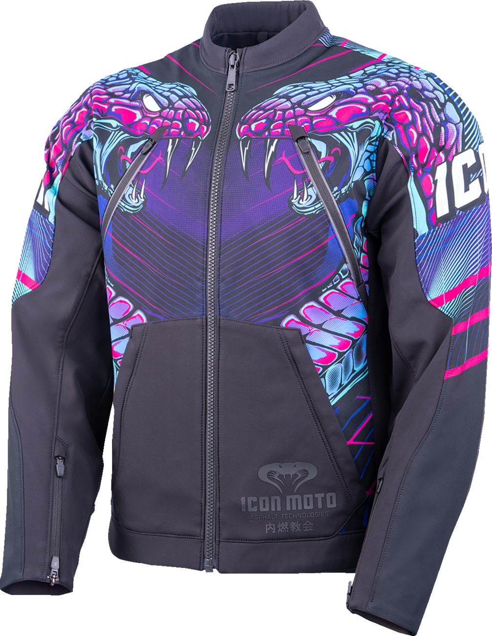 Icon Synthwave Merc3 Lazer Cobra Jacket