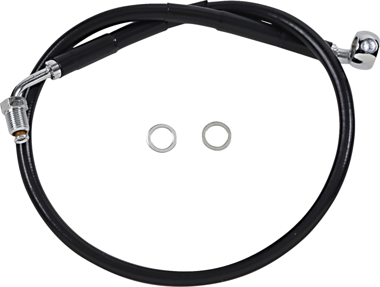 Drag Specialties Extended Length Stainless Steel Brake Line