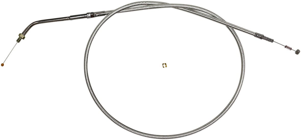 Magnum Shielding Sterling Chromite II Braided Idle Cable for Harley-Davidson