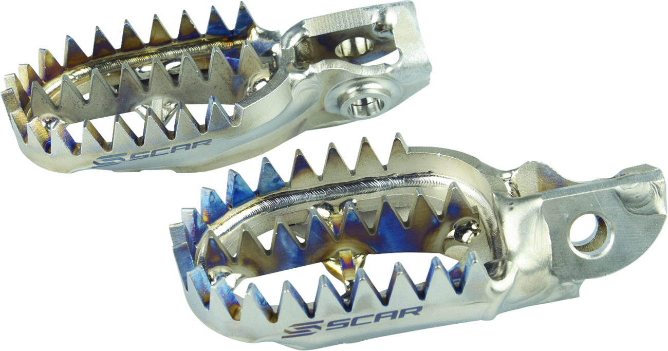 Scar Racing Titanium Foot Pegs