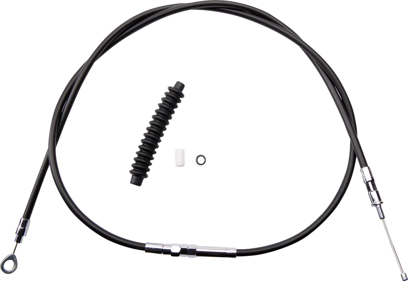 High-Efficiency Black Vinyl Clutch Cable