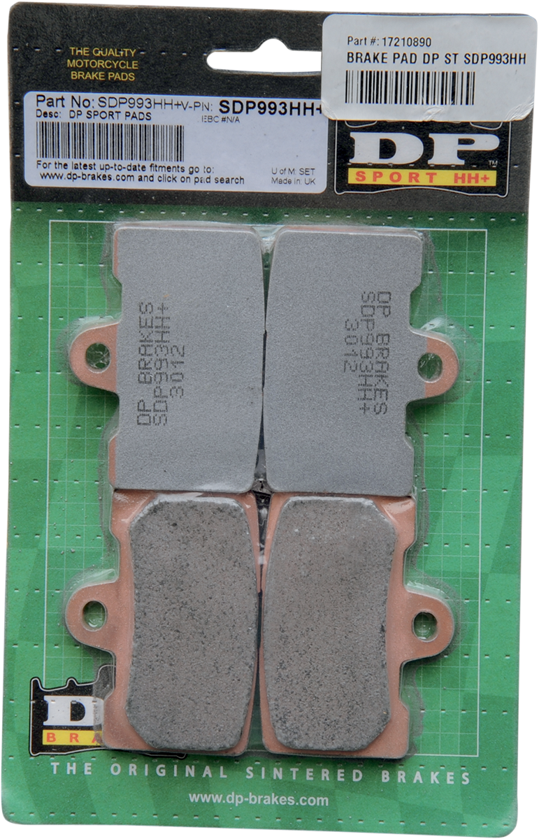 DP Brakes Sintered Metal Harley/Buell Brake Pads