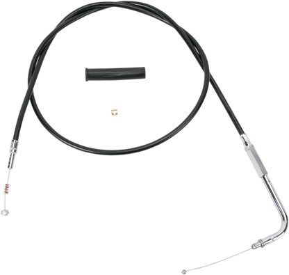 Drag Specialties Black Vinyl Idle Cable