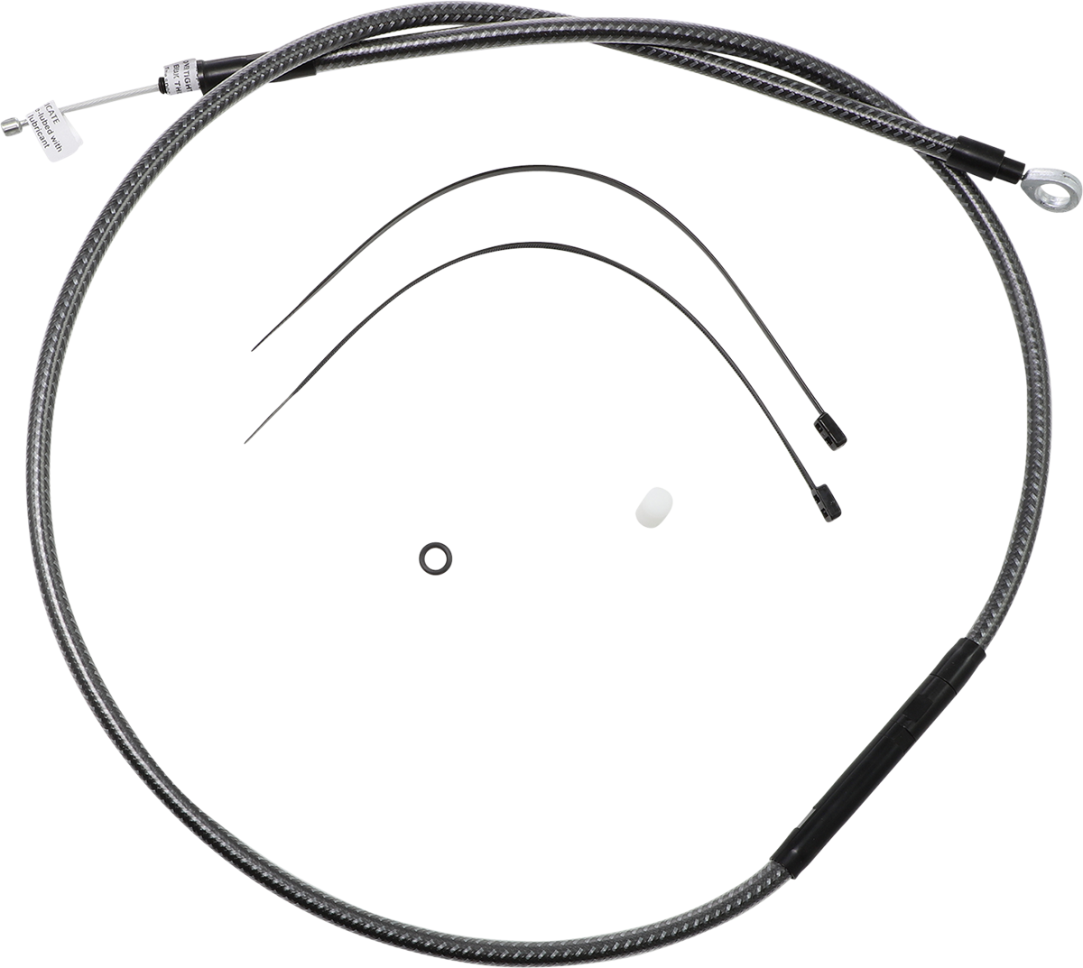 Magnum Shielding High-Efficiency Polished KARBONFIBR Clutch Cable