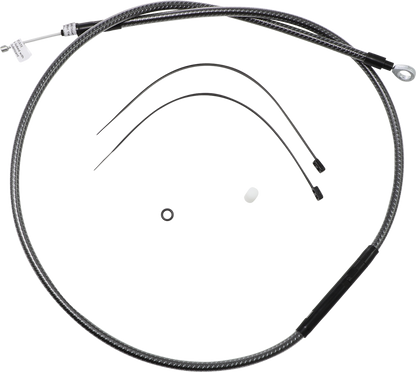 Magnum Shielding High-Efficiency Polished KARBONFIBR Clutch Cable