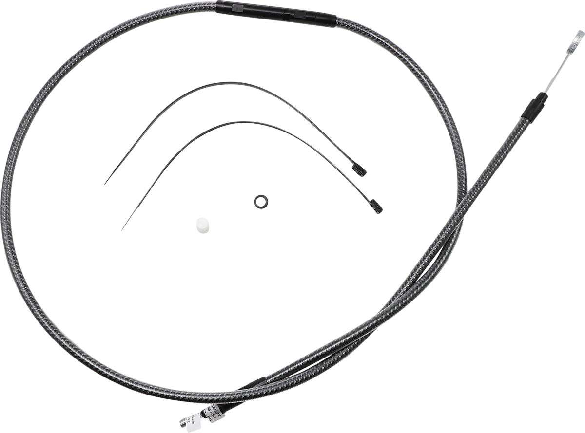 Magnum Shielding High-Efficiency Polished KARBONFIBR Clutch Cable