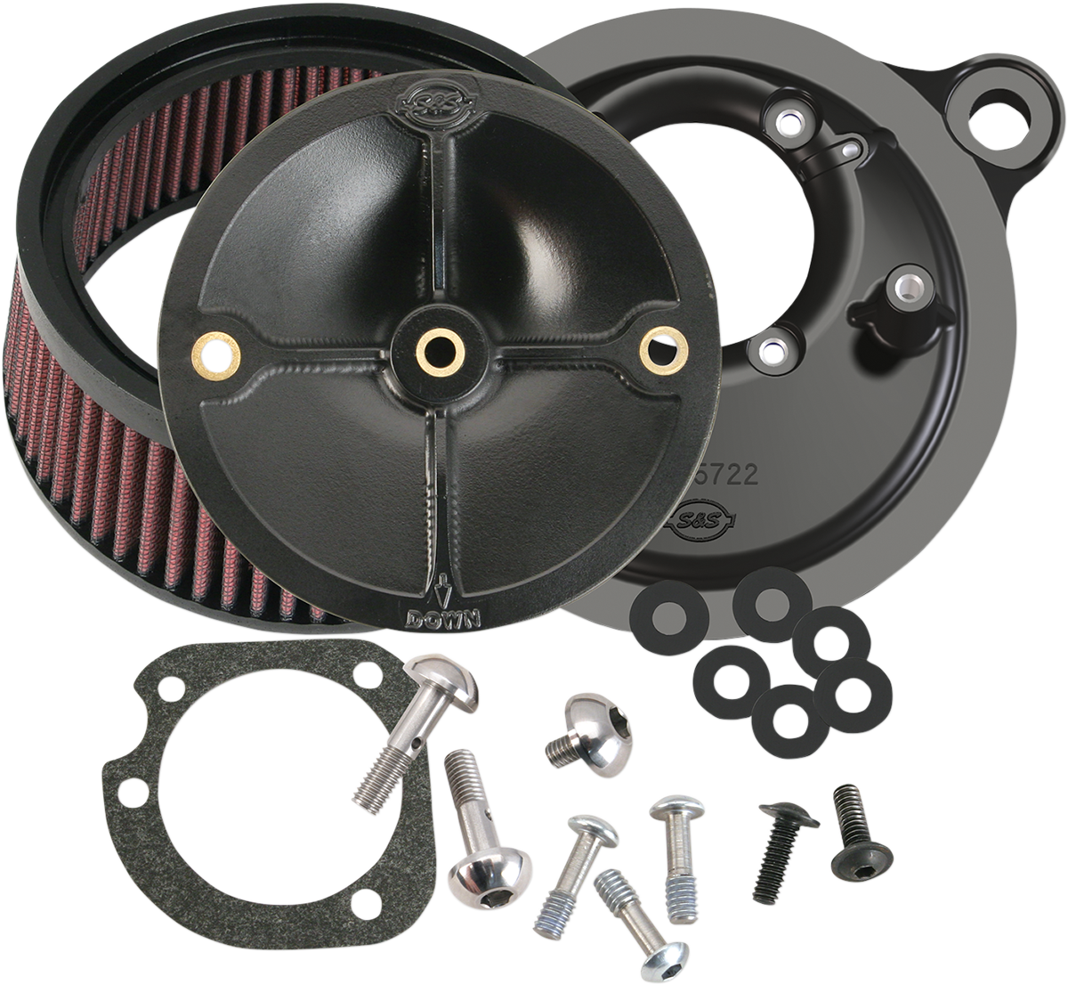 S&S Cycle Super Stock Stealth Air Cleaner Kit