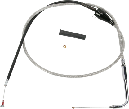 Drag Specialties Stainless Braided Idle Cable Cruise