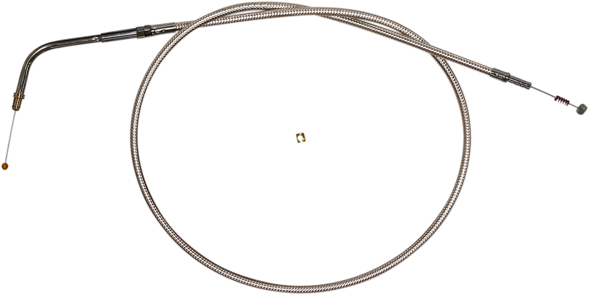 Magnum Shielding Polished Stainless Steel Braided Idle Cable