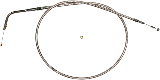 Magnum Shielding Polished Stainless Steel Braided Idle Cable