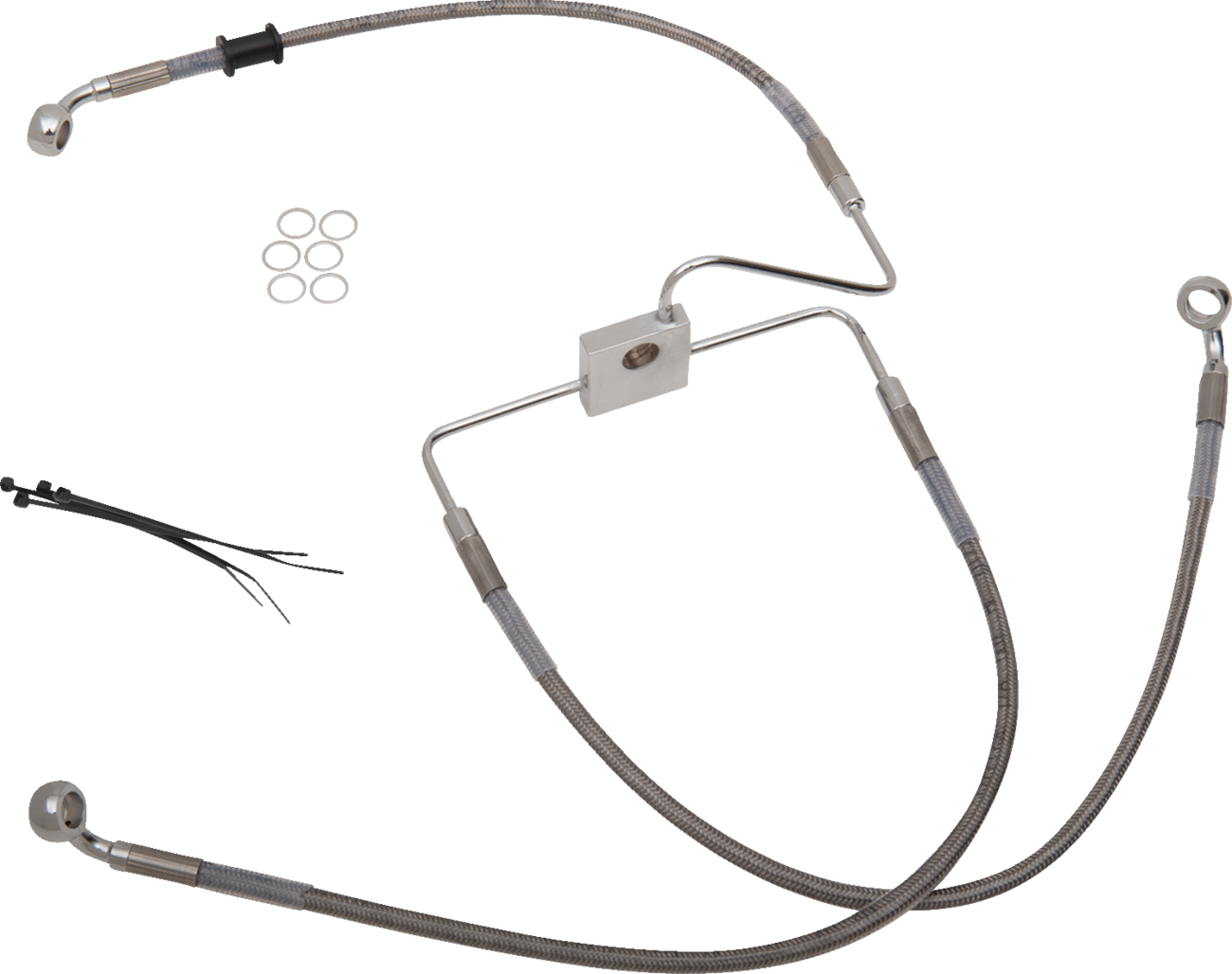 Drag Specialties Stainless Steel Brake Line Kit