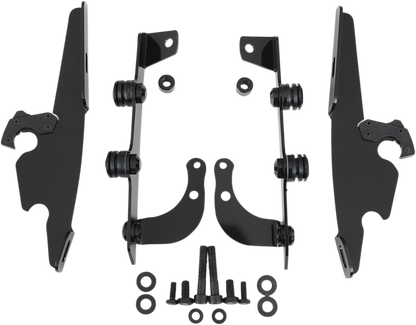 Memphis Shades Windshield Batwing Trigger-Lock Complete Mount Kit