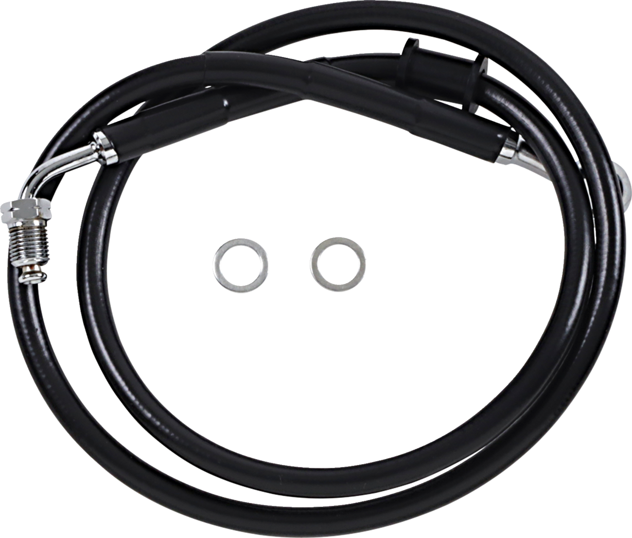 Drag Specialties Extended Length Stainless Steel Brake Line