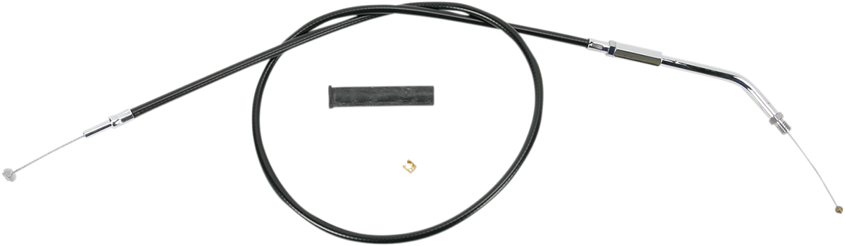 Drag Specialties Black Vinyl Throttle Cable