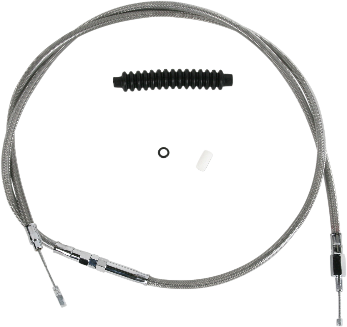 Drag Specialties High-Efficiency Braided Stainless Steel Clutch Cable