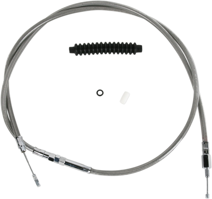 Drag Specialties High-Efficiency Braided Stainless Steel Clutch Cable