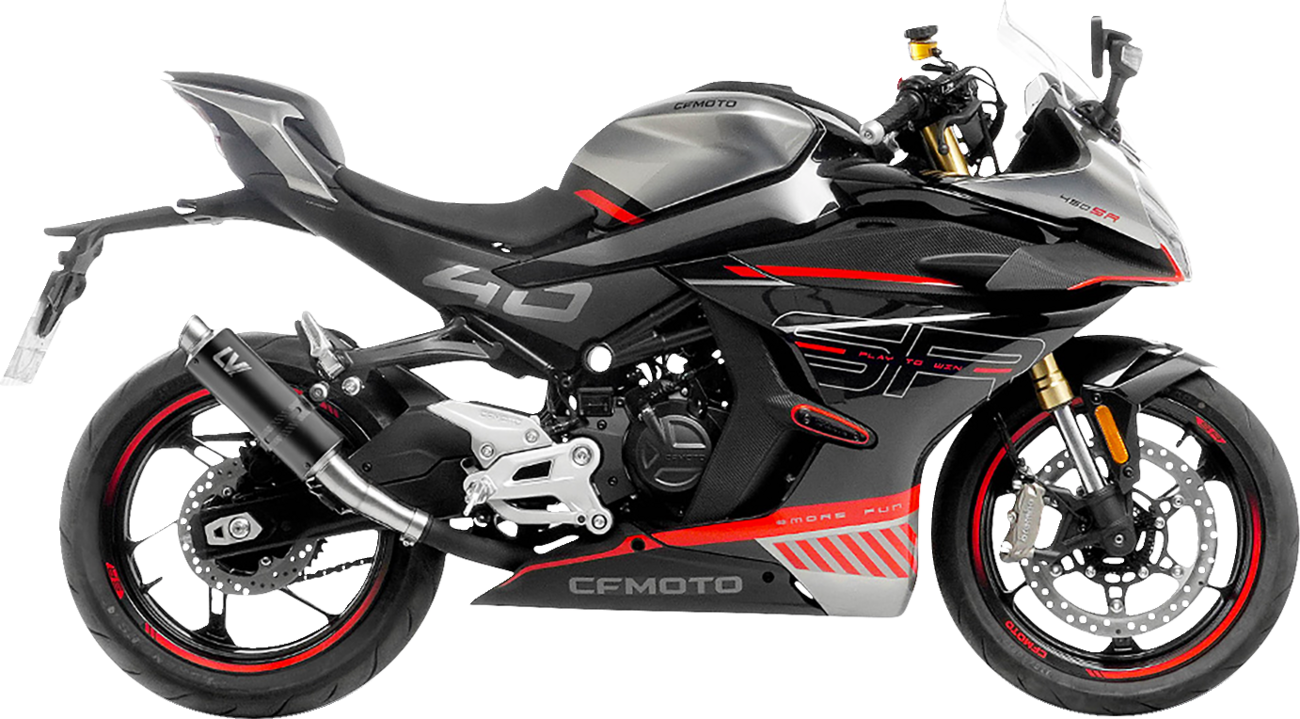 Leovince GP Corsa Slip-On Muffler - Black Edition